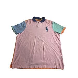 Polo Ralph Lauren Men's Classic Fit Crest Logo W/Big Pony Polo XXL